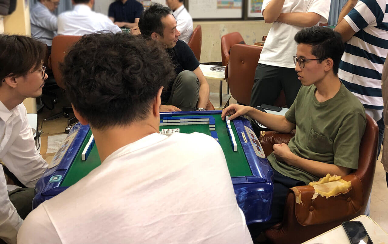 麻雀サークルの活動風景