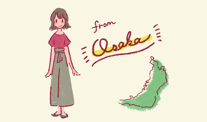 大阪から来たデザイナーの先輩の似顔絵