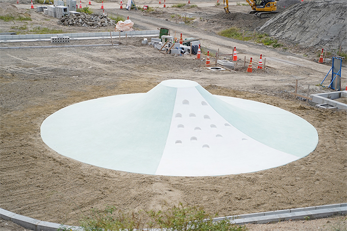 新しい富士山滑り台