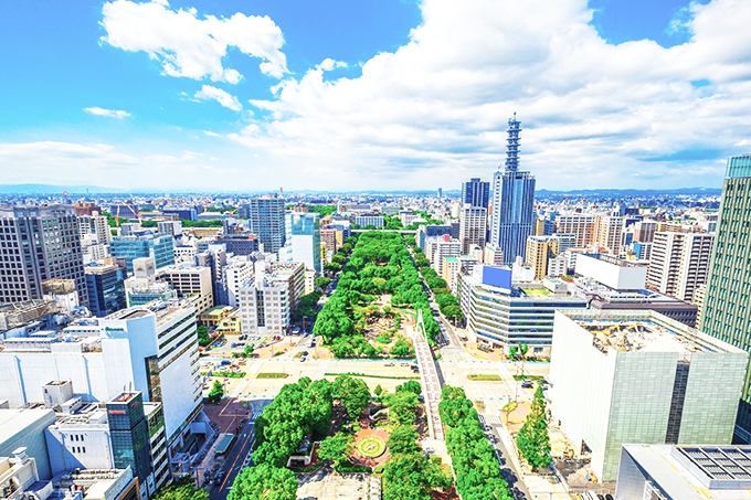 名古屋テレビ塔からの風景